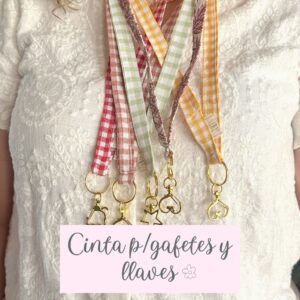 Cintas para gafetes y llaves